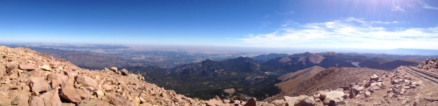 View from Pike's Peak Colorado