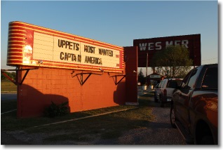 Wes-Mer Drive-In Theatre Marquee