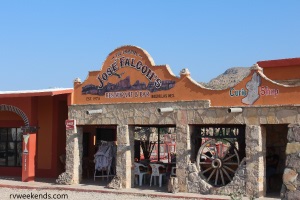 Jose Falcon's Restaurant at Boquillas Del Carmen
